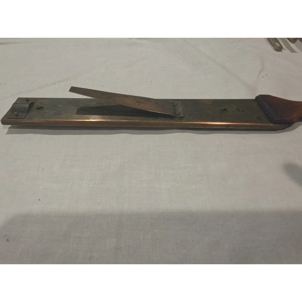Vintage German Candy Thermometer – Wood Handle - Farmhouse decor